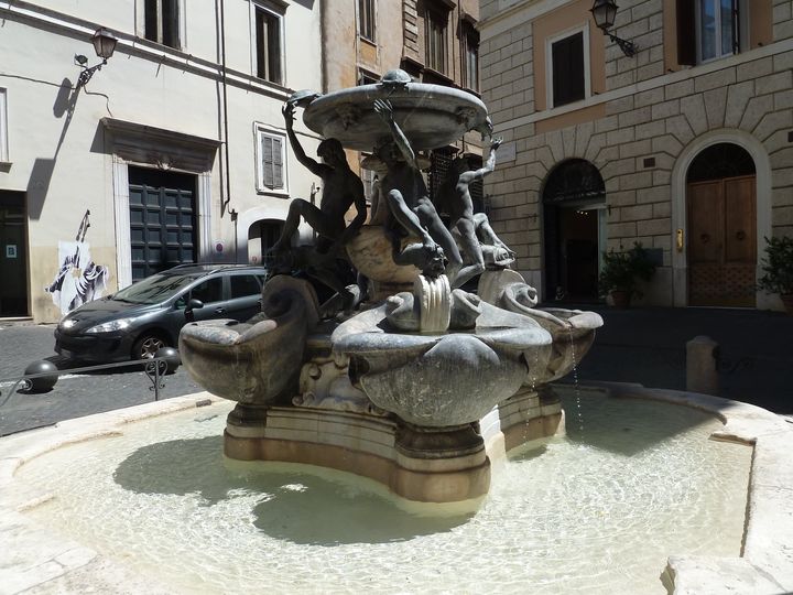 Il Viaggio di Michel Camillo alla  Fontana delle Tartarughe di&nbsp;Roma