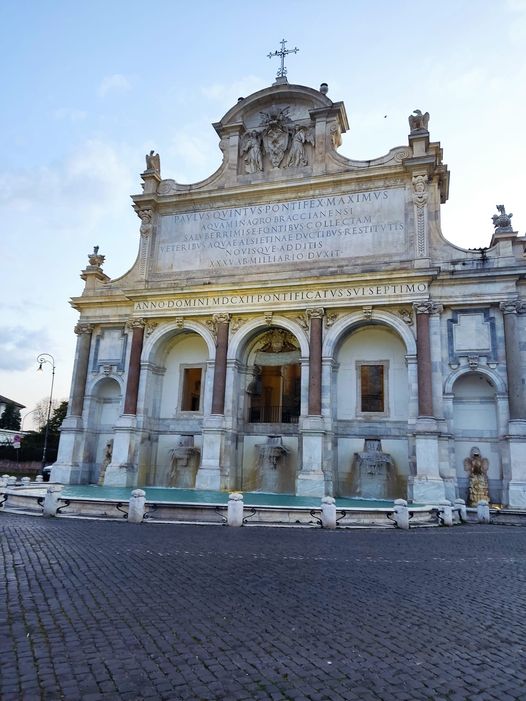 Il Viaggio di Michel Camillo alla Fontana dell’Acqua Paola di&nbsp;Roma