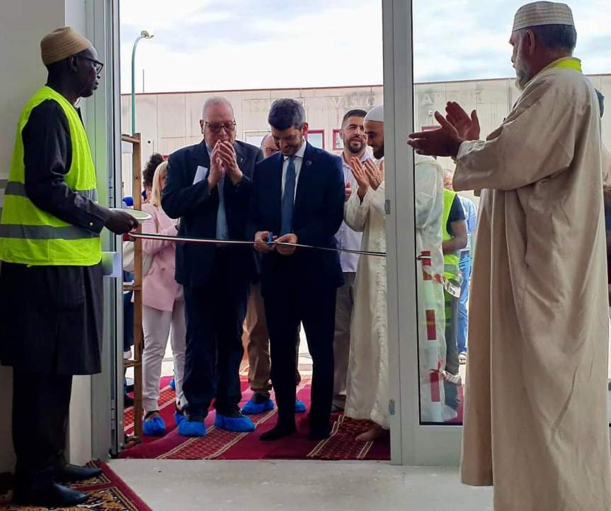 Il Presidente Lafram inaugura  la sede della moschea di&nbsp;Venezia.