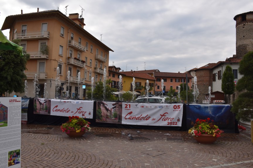 Grande Partecipazione per la mostra al borgo più bello d’Italia . La Mostra di     ” Candelo in Fiore.&nbsp;“