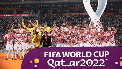 Croazia-Marocco 2-1. Croazia terza. Marocco&nbsp;quarto.