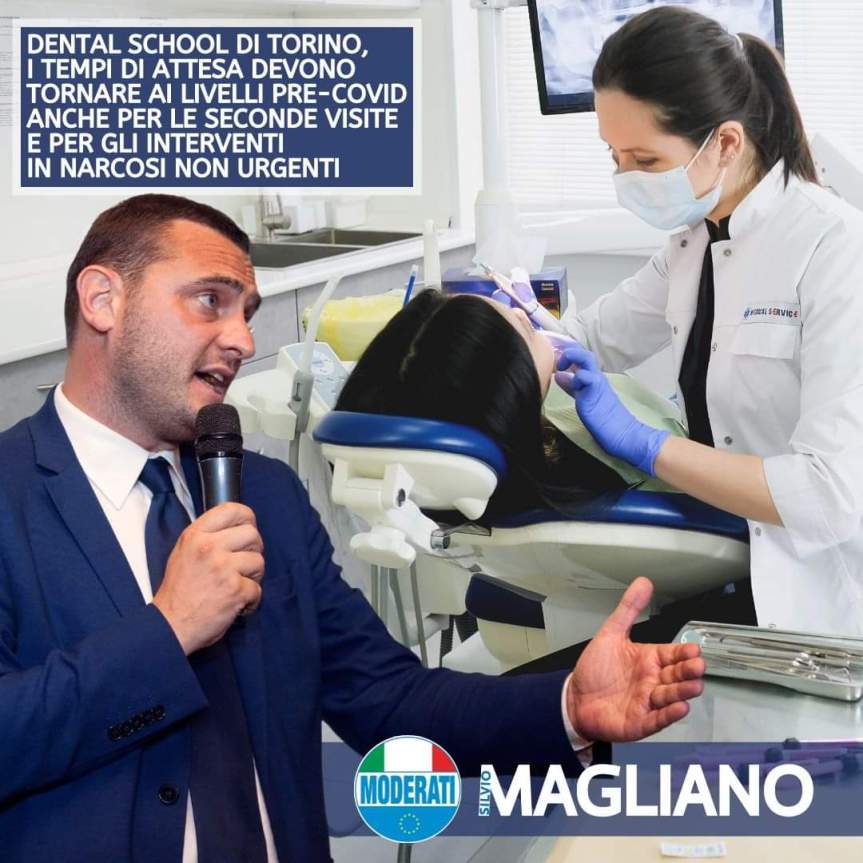 #diariodimagliano. Dental School, i tempi di attesa devono tornare ai livelli pre-Covid anche per le seconde visite e per gli interventi in narcosi non&nbsp;urgenti