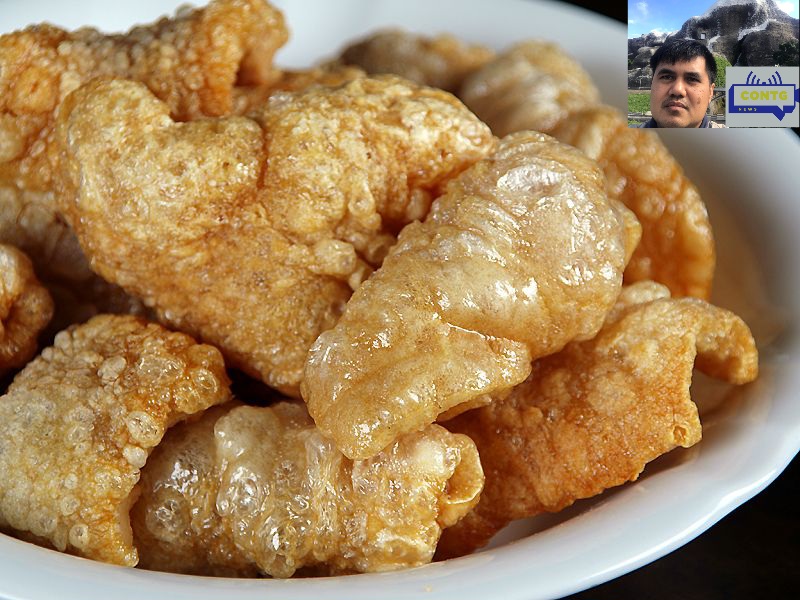 #diariofilippino#. Il nostro membro dello staff di direzione Benjie Baclig presenta lo Chicharon. Una&nbsp;bontà.