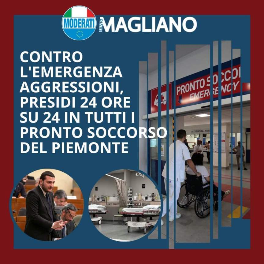 Contro l’emergenza delle aggressioni, presidi 24 ore su 24 in tutti i Pronto Soccorso del&nbsp;Piemonte