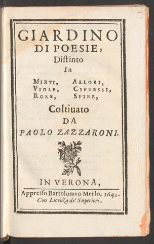 Paolo Zazzaroni, poeta seicentesco raccontato in #testimoninelmondo# da Michel&nbsp;Camillo