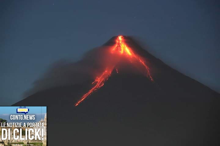 Vulcano mette a rischio gli abitanti di Luzon nelle&nbsp;Filippine