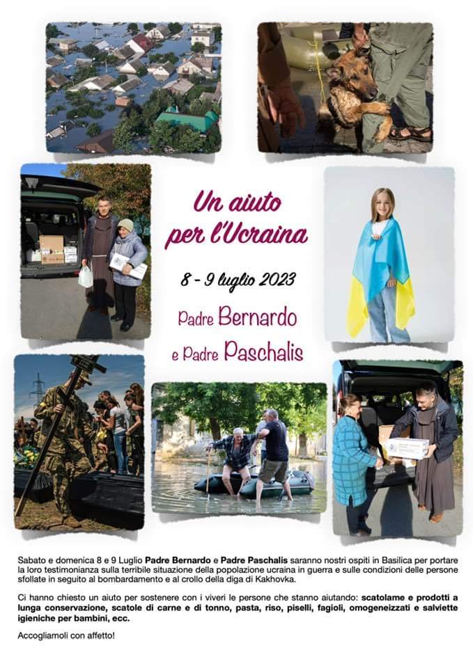 Fra Pasquale e Fra Bernardo a Biella a parlare dell’Ucraina. Ce ne parla Elena&nbsp;Fornara