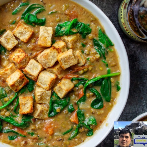 #diariofilippino #cucina# Il nostro Benjie cucina per noi il “Ginisang Mungo&nbsp;“