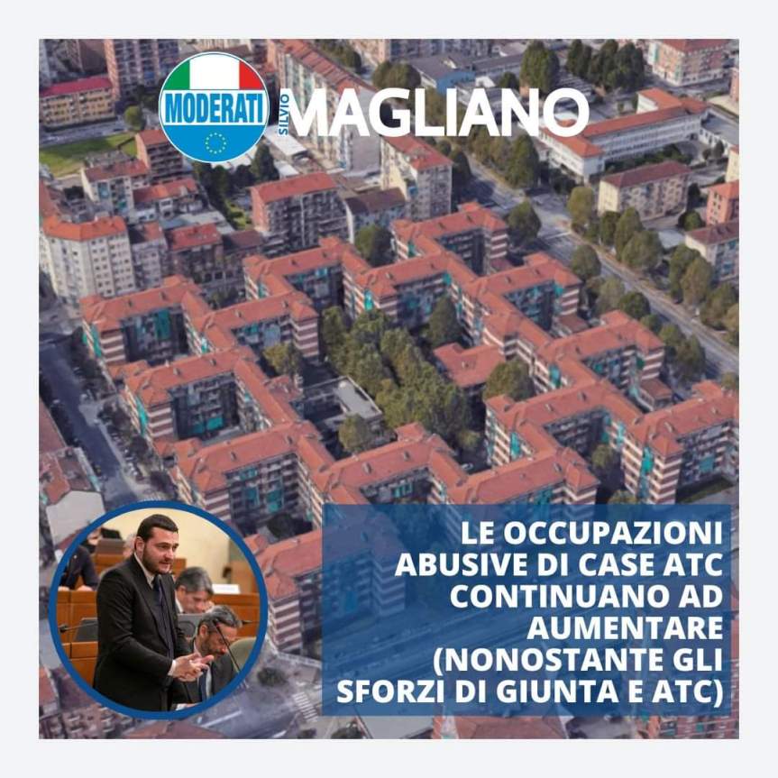 COMUNICATO STAMPA – Le occupazioni abusive di case ATC continuano ad aumentare (nonostante gli sforzi di Giunta e&nbsp;ATC)