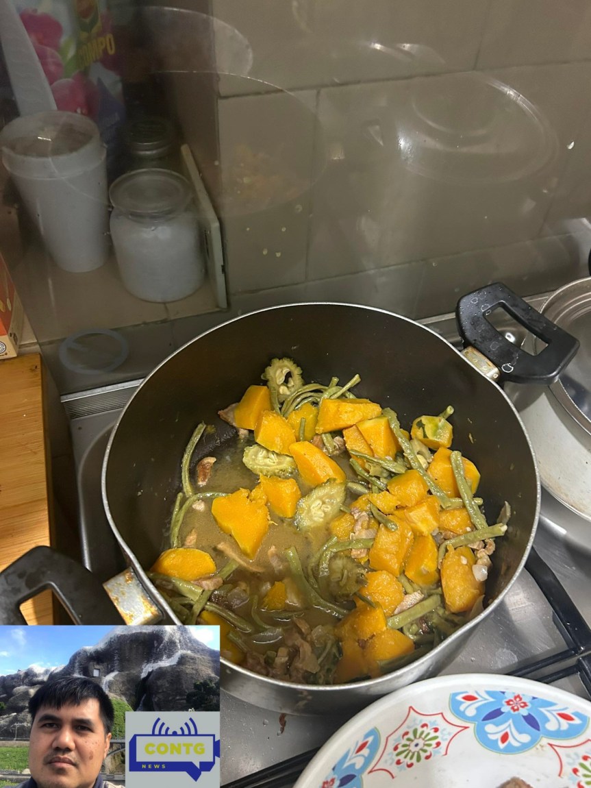 #diariofilippino.Il nostro Benjie cucina il Ginisan zucca with ampalaya. Ecco cosa è&nbsp;!
