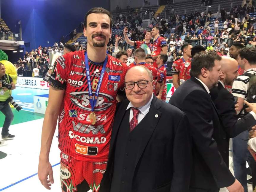 #sport#Biella Forum a festa grazie alla finale della  Del Monte Supercoppa SuperLega di volley.  La vittoria a Sir Susa Vim Perugia. foto 📷 Alessio&nbsp;Ercoli