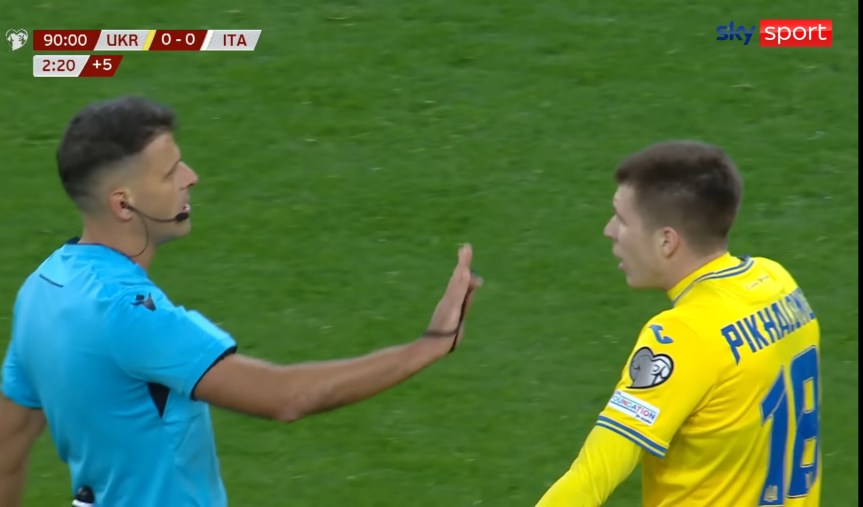 Il rigore, non assegnato all’Ucraina durante l’incontro di lunedì 20 novembre 2023 contro l’Italia. La critica sportiva.  Una rubrica alternativa di Danilo&nbsp;Raminez