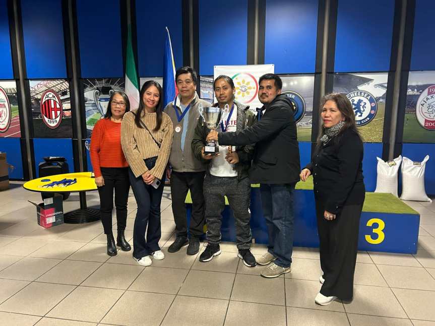 Michael Bautista e la sua squadra arrivato terzo. Tra molti partecipanti ha avuto grande successo&nbsp;#sport