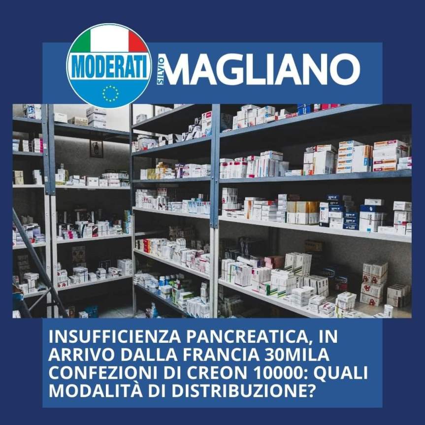 Insufficienza pancreatica, in arrivo dalla Francia 30mila confezioni di Creon 10000: quali modalità di&nbsp;distribuzione?