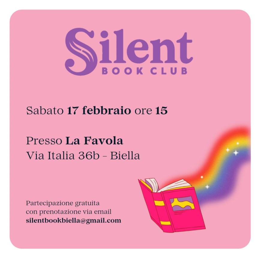 IL SILENT BOOK CLUB BIELLA ARRIVA AL BAR “LA&nbsp;FAVOLA”