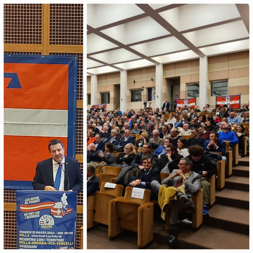 Grande successo per il VicePremier Matteo Salvini che lancia la campagna elettorale 2024″ Siamo vicino ai più bisognosi. Sogno un consigliere regionale per ogni provincia “. Per il candidato sindaco?” Spetta a tutto il centrodestra decidere. Per ora esiste la legislatura Corradino.&nbsp;“