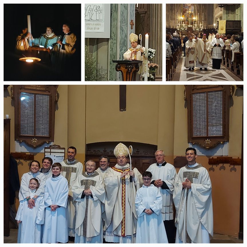 DALLA VEGLIA ALLA MESSA DI PASQUA” CRISTO È RISORTO. FACCIAMO UN ATTO DI CORAGGIO SPALANCHIAMO LE PORTE DEL CUORE PER ACCOGLIERE LA LUCE DI CRISTO.&nbsp;“