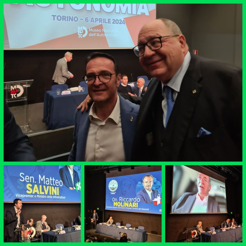 All’Auditorium del Museo Nazionale dell’automobile di Torino pienone per il convegno sull’Autonomia.