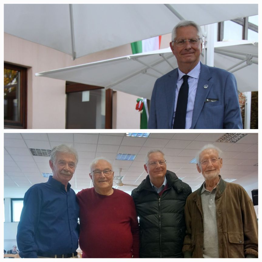 Il Responsabile del Dipartimento Pensionati d’Italia di Biella in visita al Centro Incontro Anziani di Via Ivrea.  Calorosa l’accoglienza