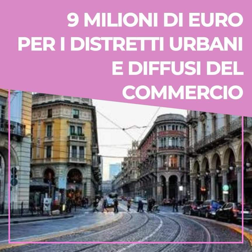 9 milioni di euro per i distretti del commercio grazie alla giunta&nbsp;Cirio