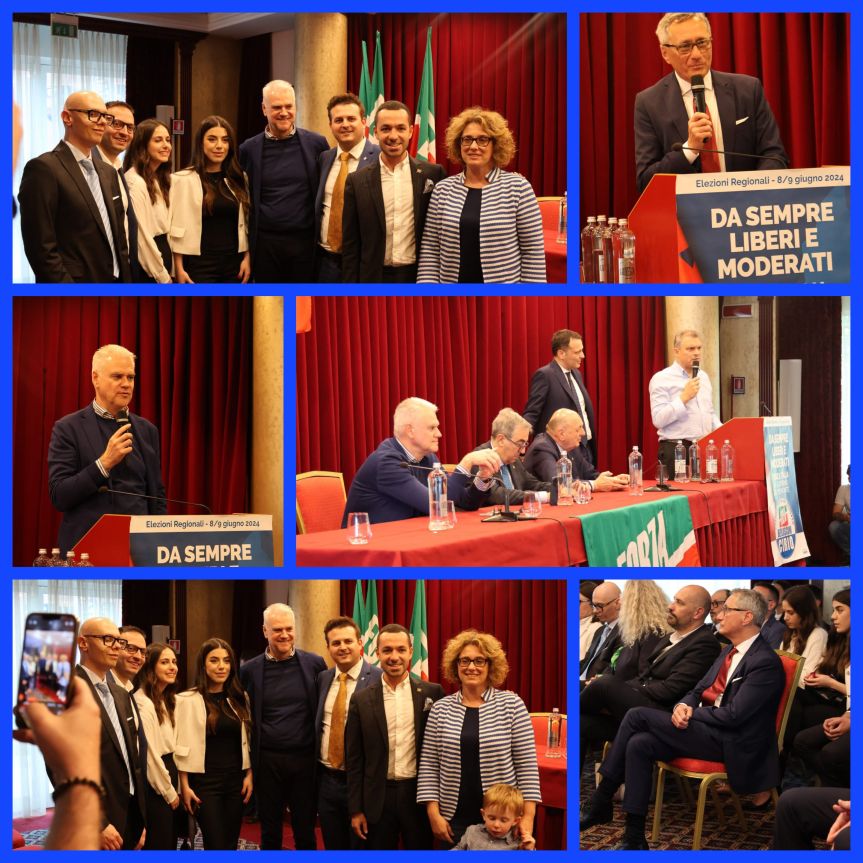 Presentata la lista elettorale di Forza Italia sabato 11 maggio alle ore 18 all’ Hotel Agorà alla presenza del Senatore Maurizio&nbsp;Gasparri