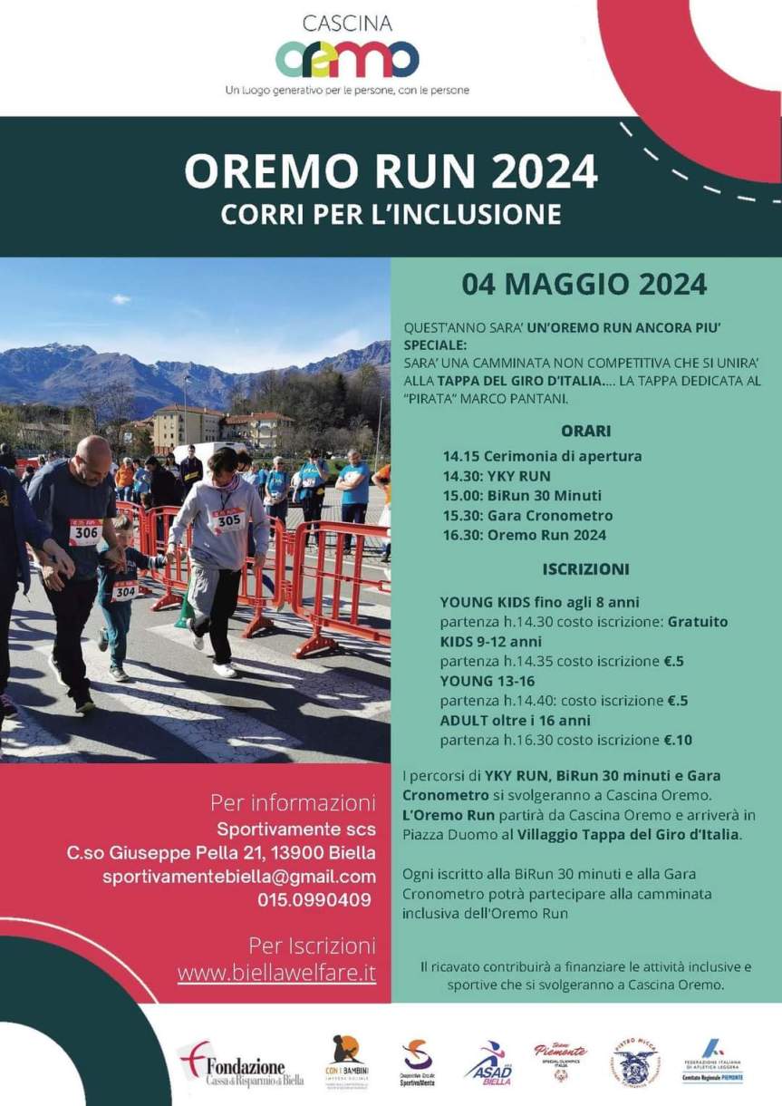 Provvedimenti viabilistici in occasione dell’evento “Oremo run”La camminata non competitiva in calendario sabato 4&nbsp;maggio