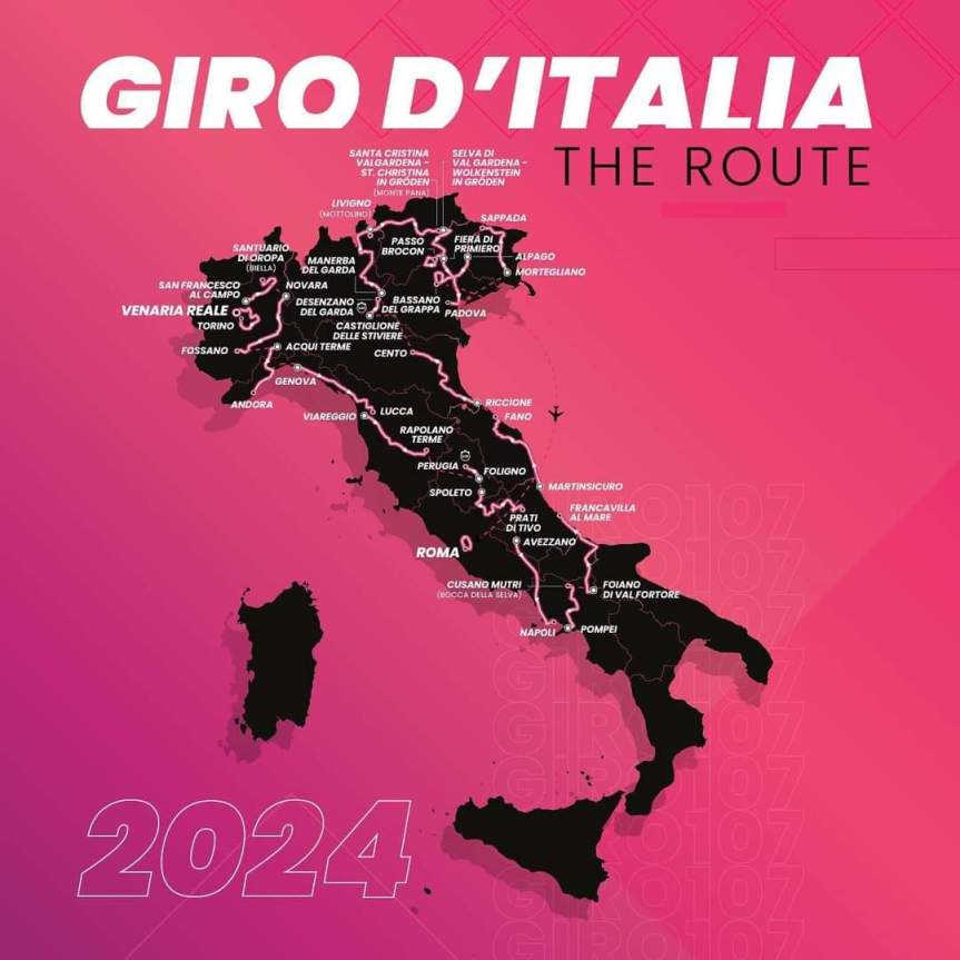 Provvedimenti viabilistici in occasione degli eventi collaterali del Giro d’Italia In via Seminari/Duomo/Amendola e Cossila san Grato il 3 e 4&nbsp;maggio