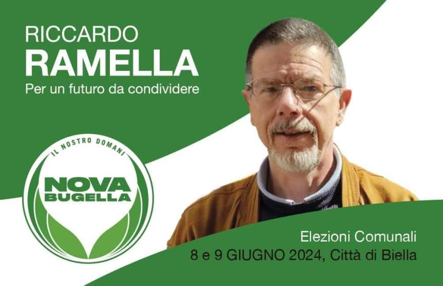 Tribuna politica intervista il candidato sindaco Riccardo Ramella della Lista Nova&nbsp;Bugella