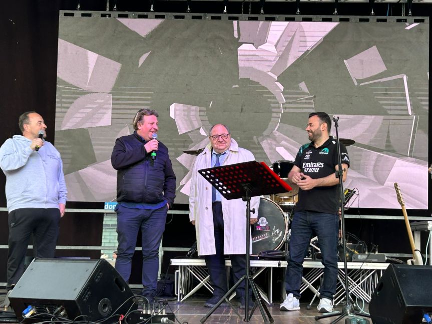 Inaugurato il Villaggio Pantani alla presenza del Sindaco di Biella Claudio Corradino e delle più autorevoli&nbsp;autorità