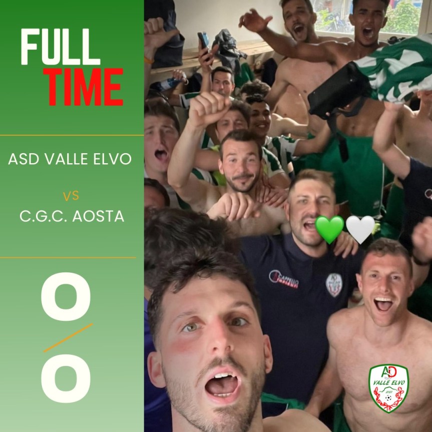FINALE  | A.S.D. VALLE ELVO – C.G.C. AOSTA 0️⃣ – 0️⃣Si va al secondo&nbsp;turno.