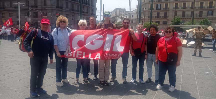 “Per un Italia capace di futuro,per un Europa giusta e solidale” IL TEMA DEL CONGRESSO DELLA CGIL A NAPOLI. PRESENTE LA DELEGAZIONE&nbsp;BIELLESE
