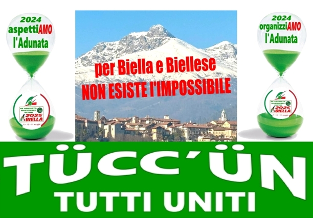 Il primo evento per l’adunata Alpini prende il via sabato 25&nbsp;maggio