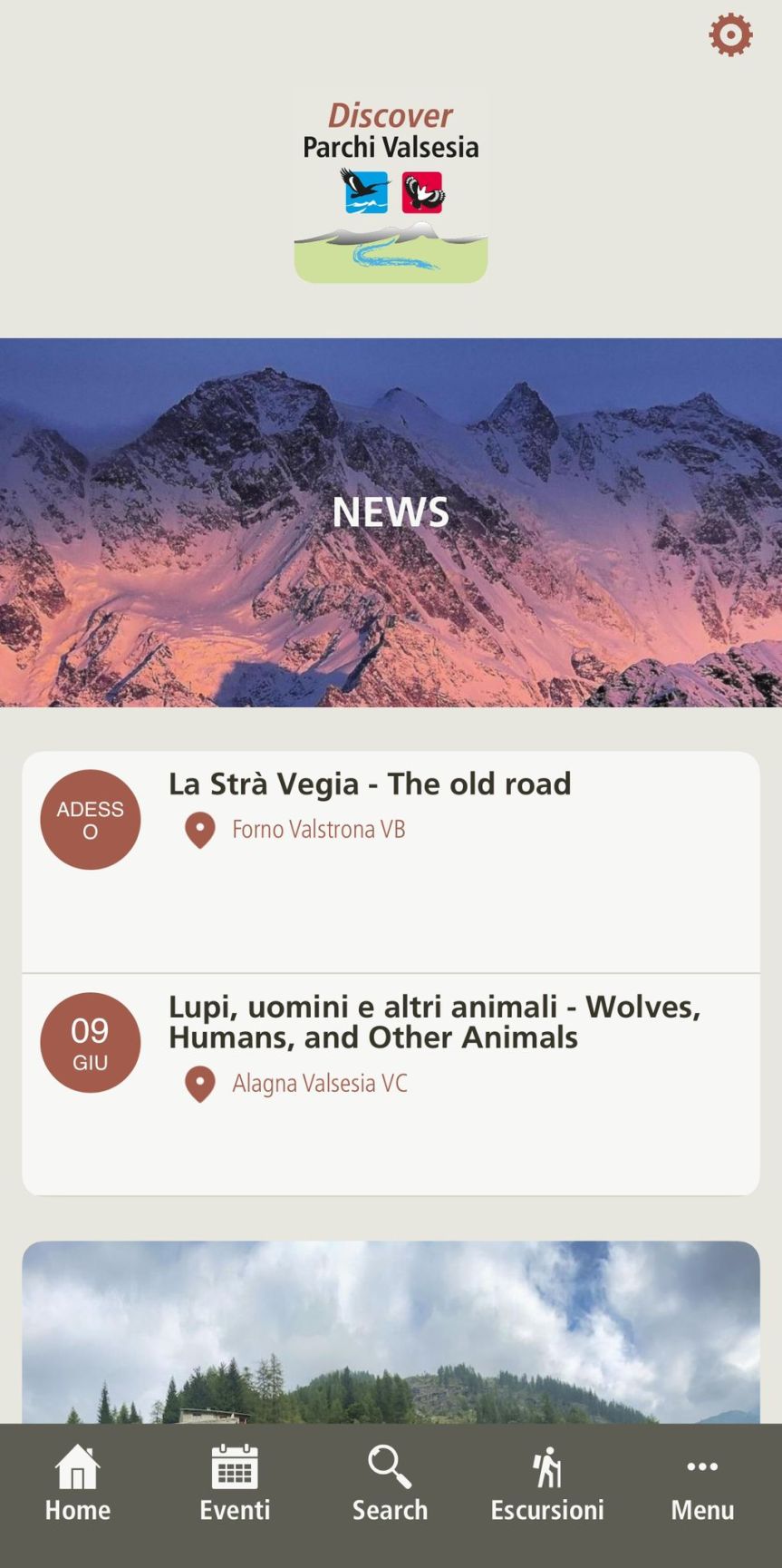 LANCIATA LA NUOVA APP PER SMARTPHONE DELL’ENTE GESTIONE AREE PROTETTE VALSESIA “DISCOVER PARCHI&nbsp;VALSESIA”