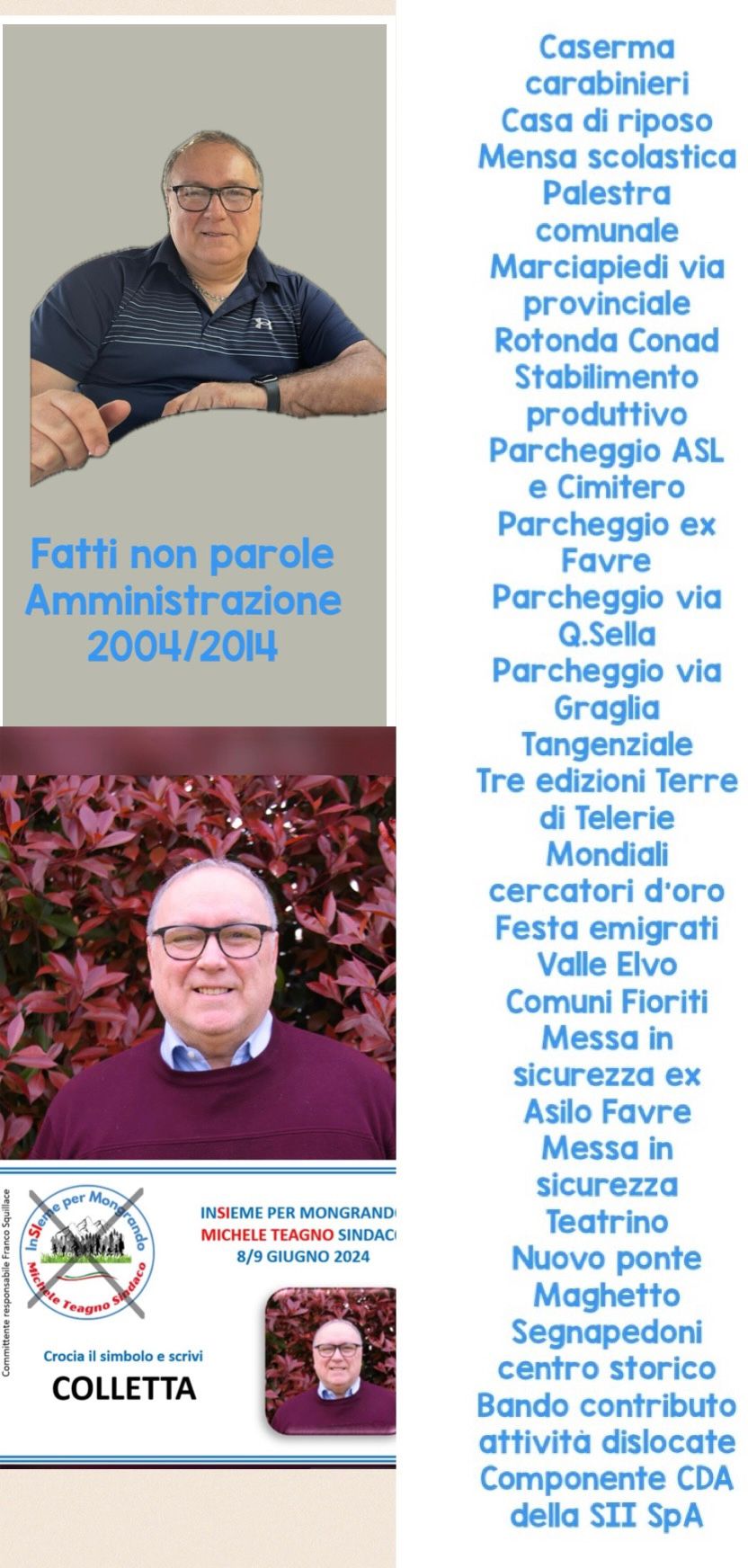 #tribunapolitica#messaggiopromozionale#Il messaggio elettorale di Vito Coletta per&nbsp;Mongrando