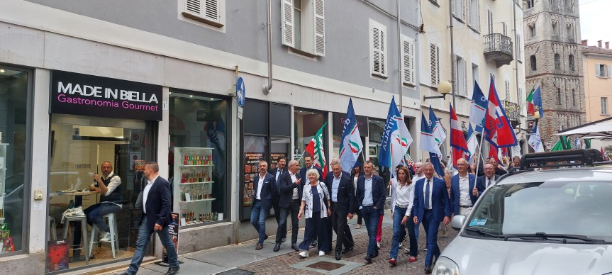 CHIUSA LA CAMPAGNA ELETTORALE PER IL CENTRODESTRA BIELLESE CON&nbsp;OLIVERO