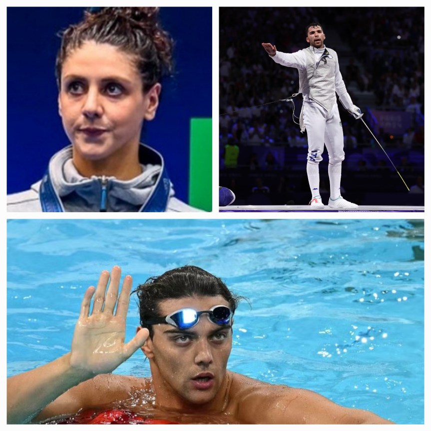 Due medaglie per l’Italia. Ceccon per il nuoto, Macchi per lo scherma . Terzo Paolini per il&nbsp;tennis.