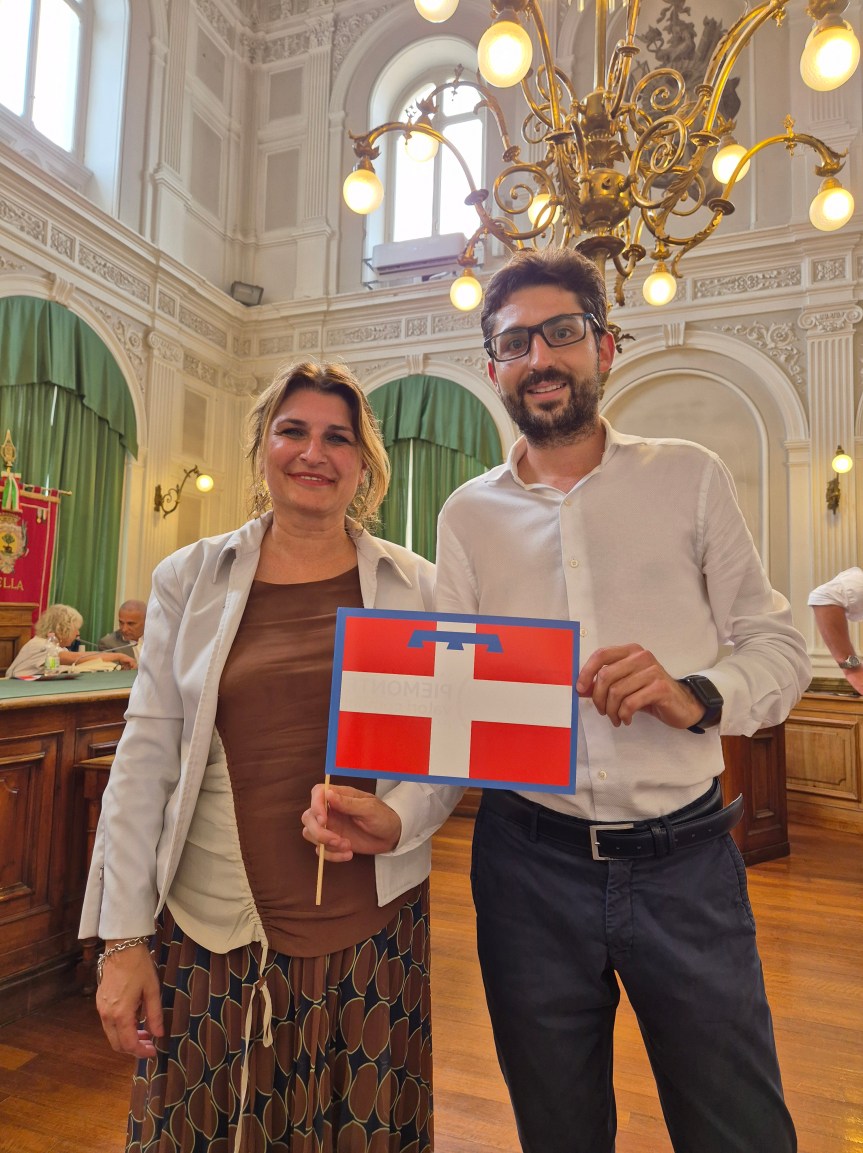 600 anni del Piemonte e le bandiere consegnate da&nbsp;Ercoli