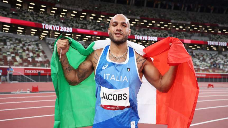 Ritratti Sportivi di Stefano Villa: MARCELL JACOBS, UN FULMINE NELLA NOTTE DI&nbsp;TOKYO