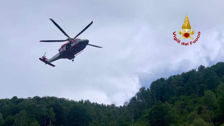 Grazie ai Vigili del fuoco salvato una persona con il suo&nbsp;cane.