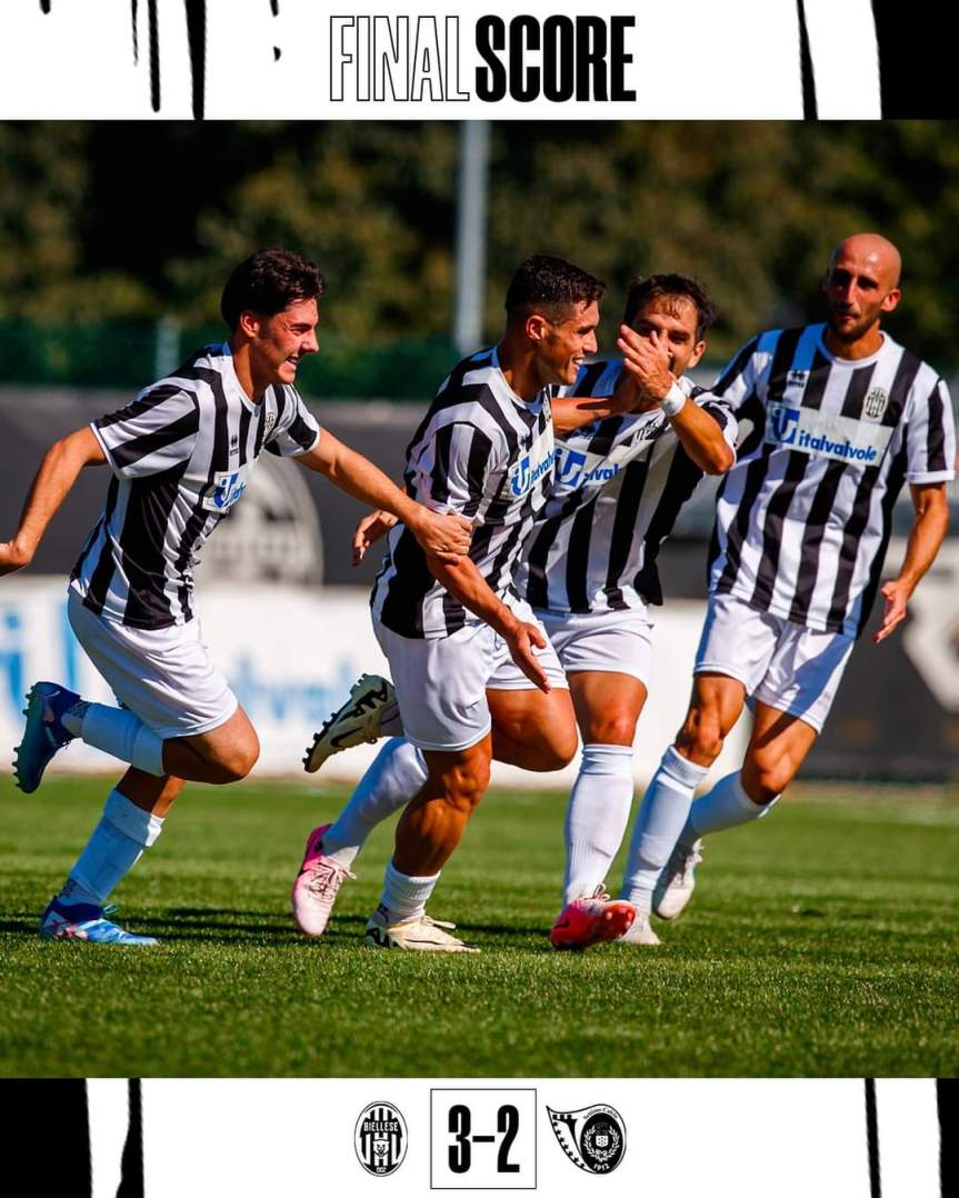 Grande successo per la Biellese 1902 . Ha battuto il Settimo 3 a 2&nbsp;.