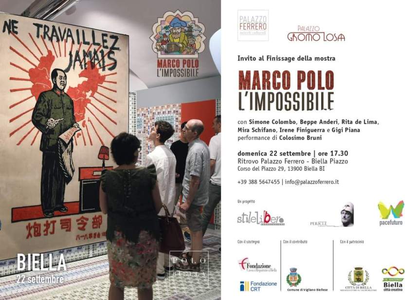MARCO POLO, L’IMPOSSIBILE FINISSAGE, con performance con possibilità di Visita Guidata. Palazzo Gromo Losa – Biella Piazzo22 settembre 2024 ore&nbsp;17.30