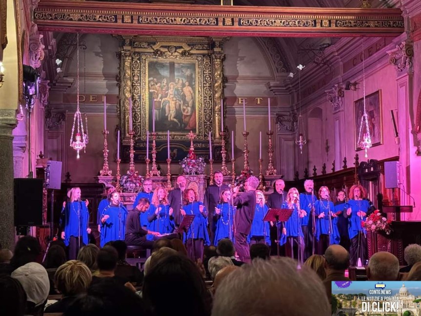 La Rassegna dei Concerti del Biella Gospel Choir riparte da Ponderano. Un grande successo che ha sancito anche la fine del restauro della Chiesa Parrocchiale . Foto e video di Marco Romano nostro lettore &&nbsp;amico