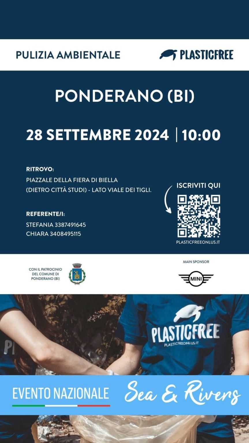 A Ponderano il CleanUp di Plastic&nbsp;Free