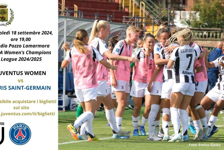 UEFA Women’s Champions League 2024/2025: Juve –&nbsp;PSG