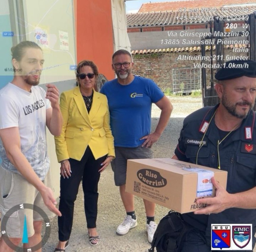 LETTERA DI BARBARA COZZI AI CARABINIERI DEL KOSSOVO DOPO UNA SUA INIZIATIVA IN AIUTO ALLA&nbsp;POPOLAZIONE