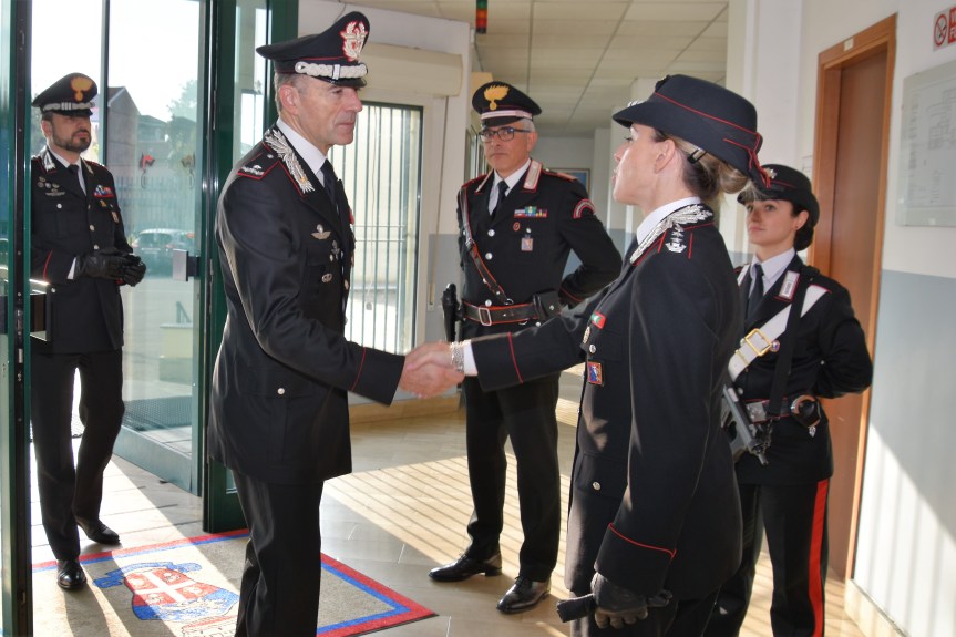 LA VISITA AL COMANDO PROVINCIALE DEI&nbsp; CARABINIERI DI BIELLA DEL COMANDANTE DELLA LEGIONE CARABINIERI “PIEMONTE E VALLE D’AOSTA”, GENERALE DI BRIGATA ANDERA&nbsp;PATERNA.