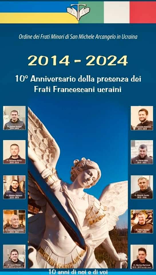 10 anni di presenza in Biella dei nostri Frati Francescani Ucraini.&nbsp; Il Tempio Civico della Città di Biella Basilica di San Sebastiano sabato 12 ottobre in festa . Contgnews presente all’evento