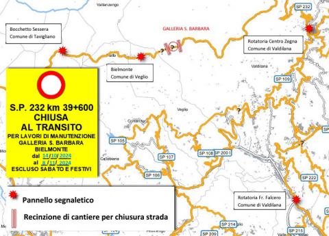 COMUNICATO STAMPA Panoramica Zegna chiusa al transito h 8/18, fino all’8&nbsp;novembre
