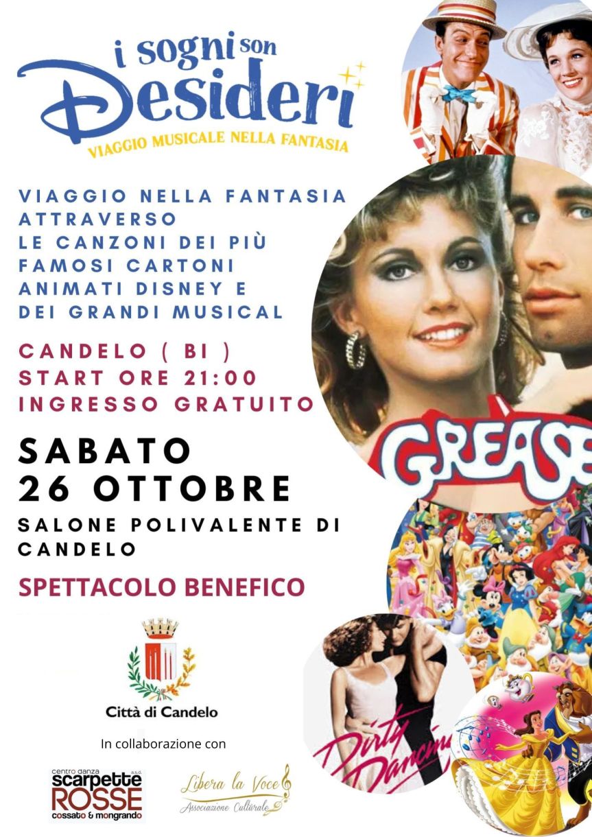 I Sogni Son Desideri – Musical e Solidarietà a&nbsp;Candelo