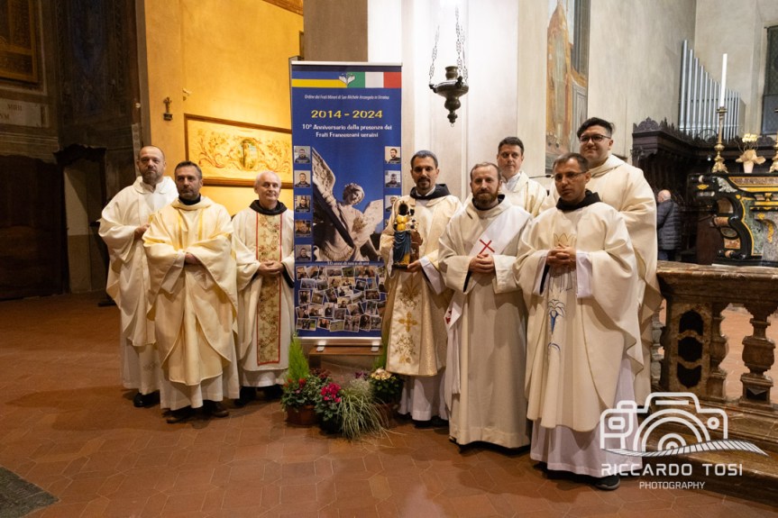 Celebrati i primi dieci anni dei FRATI Francescani Ucraini a San Sebastiano a&nbsp;Biella.